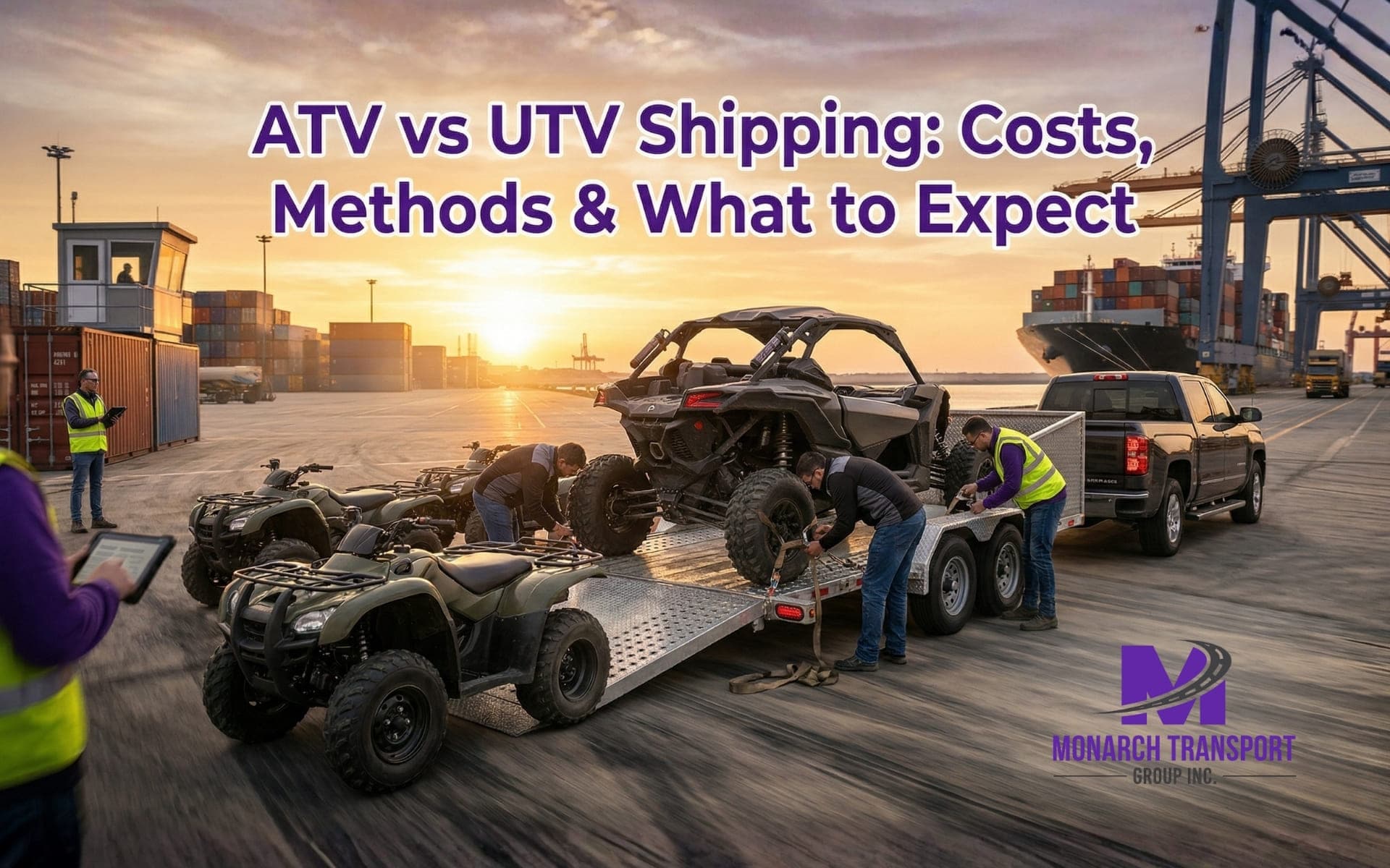 ATV vs UTV Shipping: Costs, Methods & What to Expect in 2026