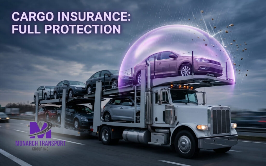 Full insurance coverage of the car against damage during transportation