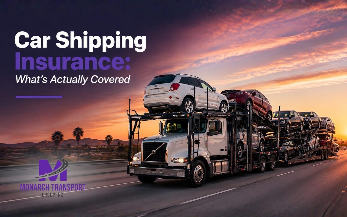 Car Shipping Insurance: What’s Actually Covered (And What’s Not)